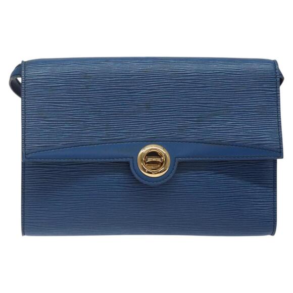 LOUIS VUITTON Epi Pochette Arche Shoulder Bag Blue M52575 - Picture 2 of 12